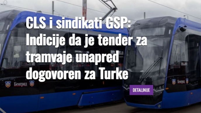 Sumnje u namešten tender